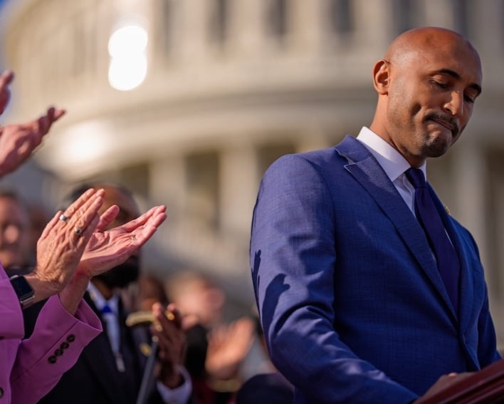 U.S. Rep. Shomari Figures of Alabama, pictured in November 2025. (Andrew Harnik/Getty Images)